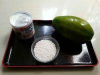 木瓜西米炼乳糖水#妙搭新食尚#的做法步骤1