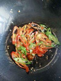 肉丝辣椒炒饭的做法步骤2