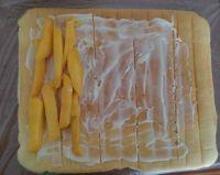 彩绘紫薯芒果蛋糕卷的做法步骤13