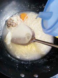 筒骨汤荞麦面的做法步骤4